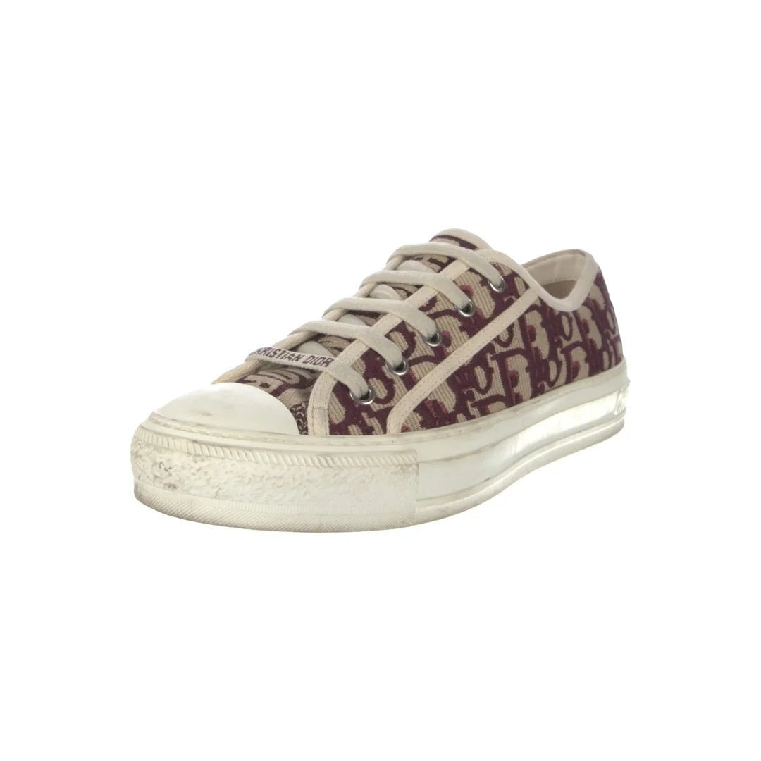 CHRISTIAN DIOR WALK'N'DIOR SNEAKERS BURGUNDY