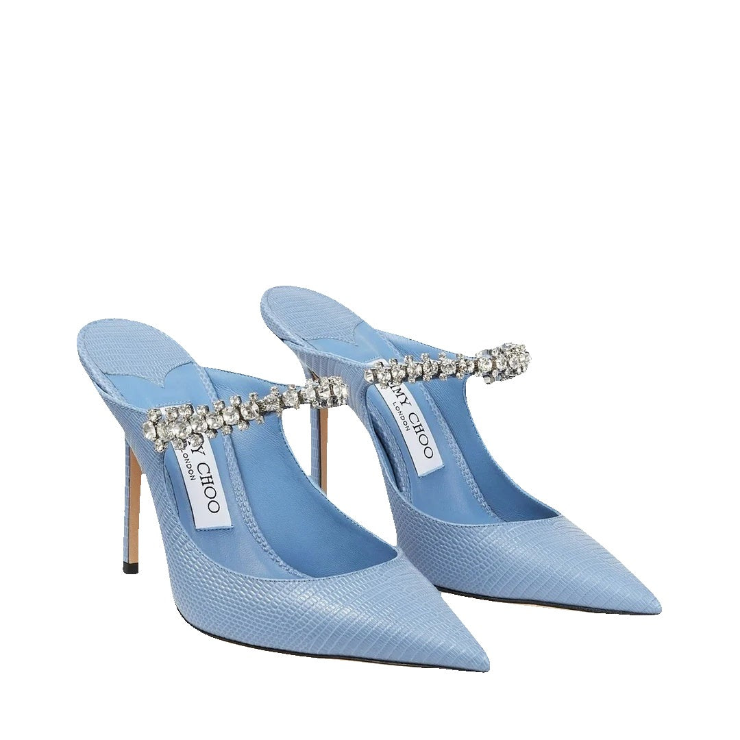 JIMMY CHOO BING HEELS BLUE