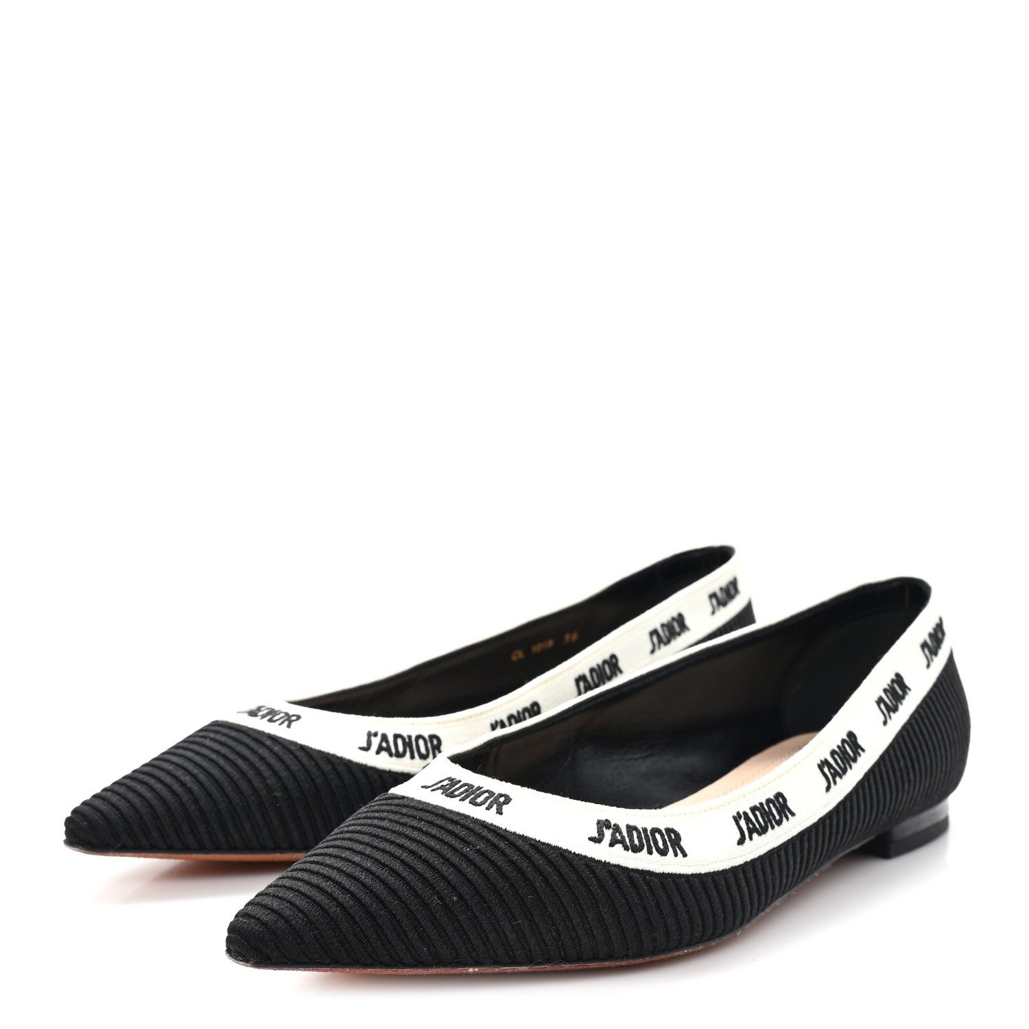 DIOR BALLET FLATS BLACK