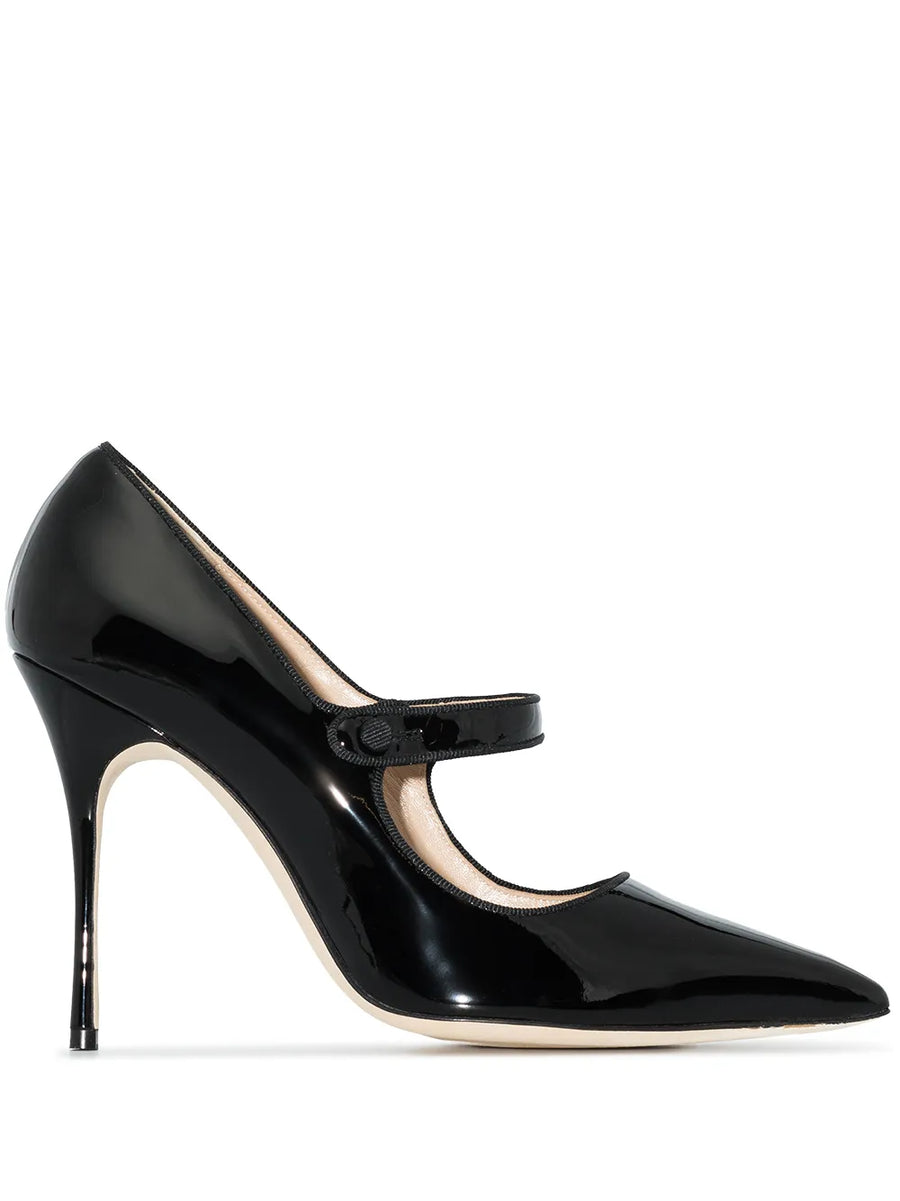 Manolo Blahnik BB 105 Pump — Black Patent