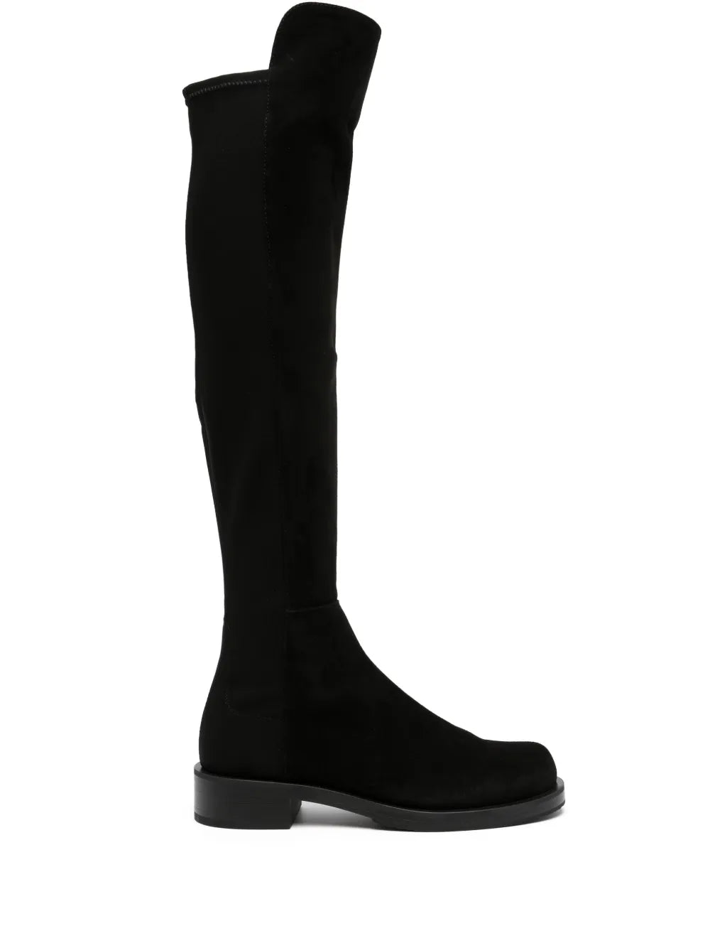 Stuart Weitzman Highland 5050 Over The Knee Boot Black Suede