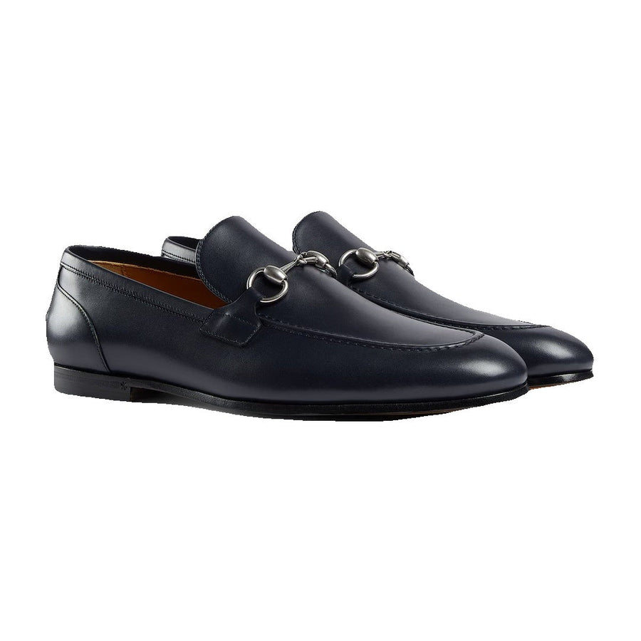 Gucci Jordaan Leather Loafer Blue