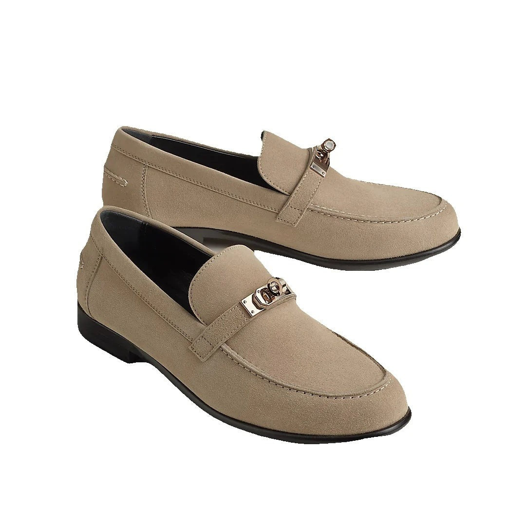 HERMÈS DESTIN LOAFER TAUPE & BEIGE