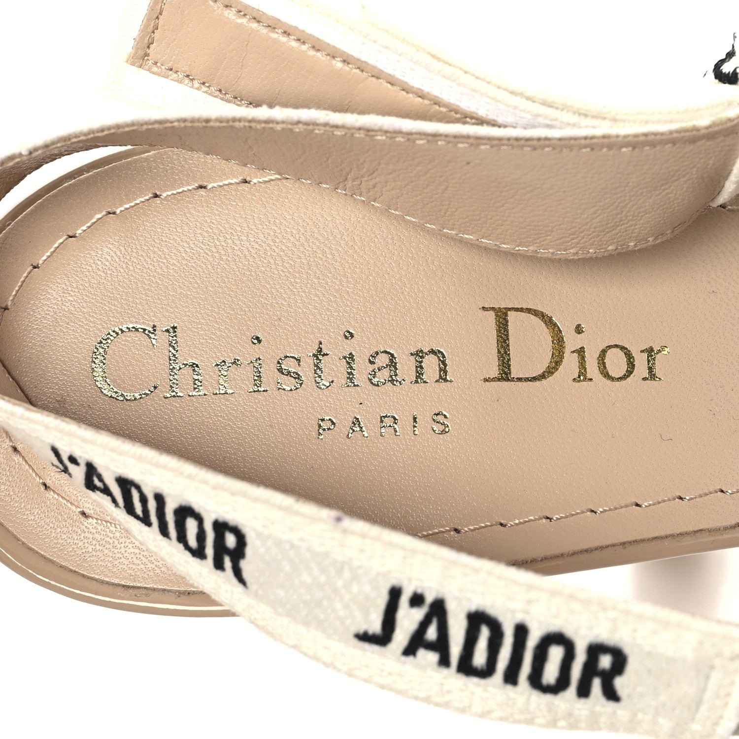 CHRISTIAN DIOR PATENT RIBBON J'ADIOR SLINGBACK 65MM PUMP NUDE & PINK