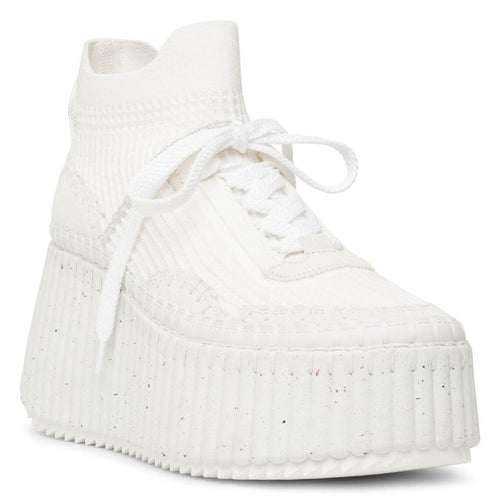 Chloé Nama Mesh Sneakers White Silver