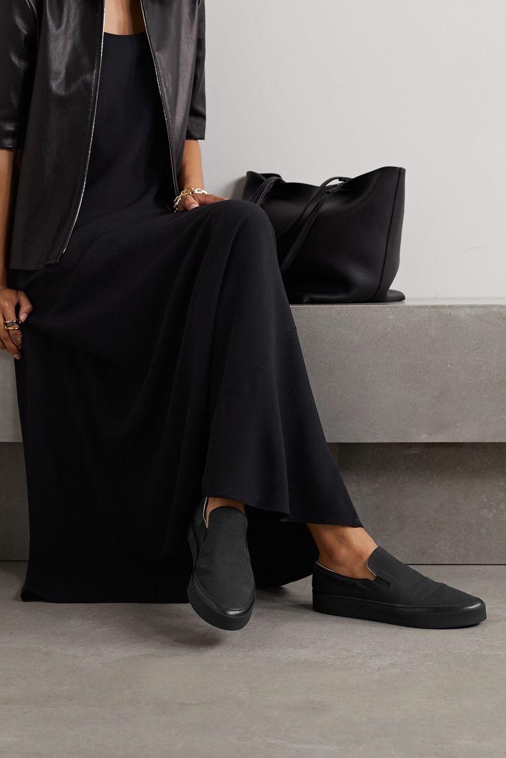 The Row Marie H Slip-on Black