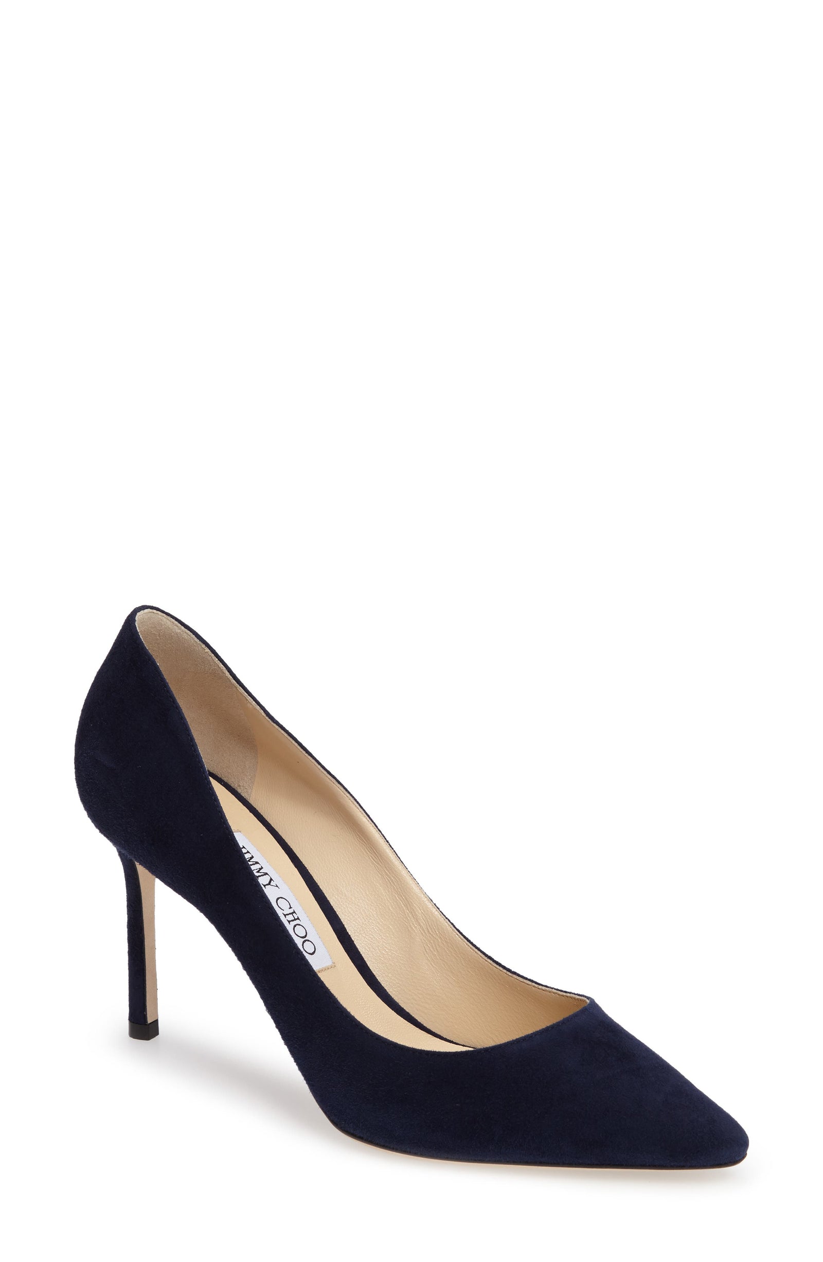 Jimmy Choo Romy 85 pointed pump in black suede