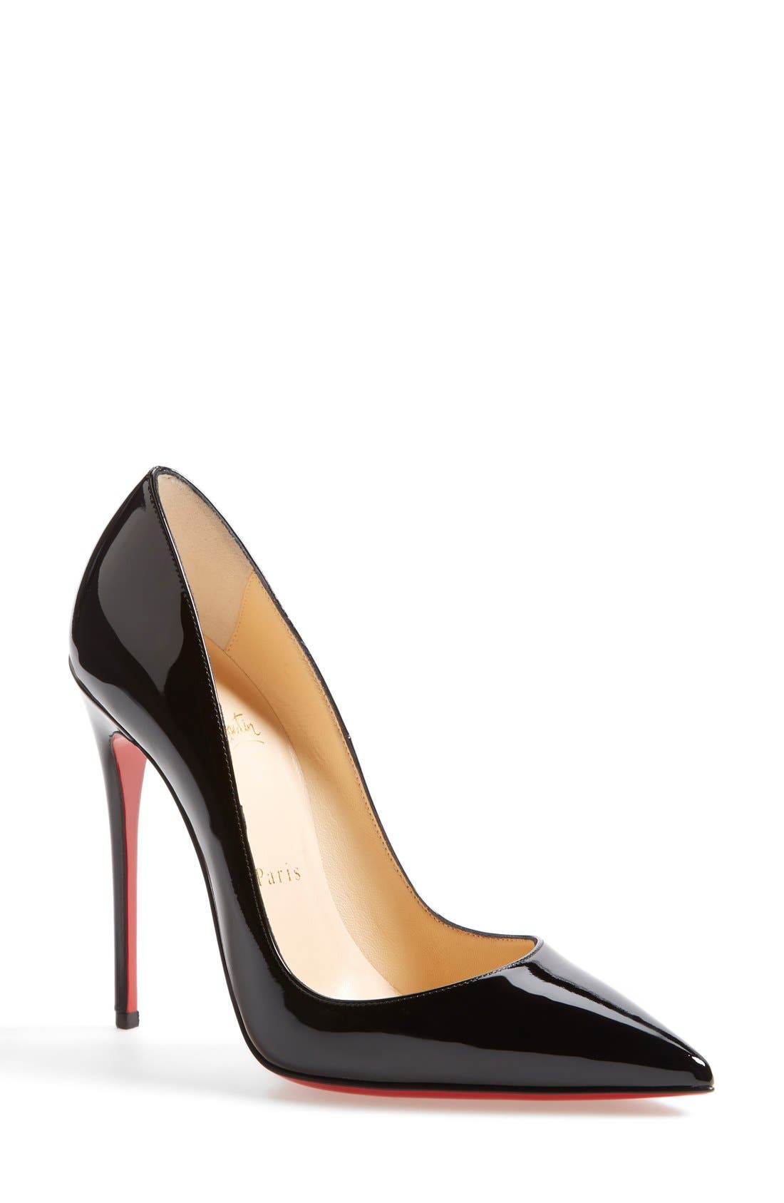 Christian Louboutin So Kate 120 patent leather pump in black