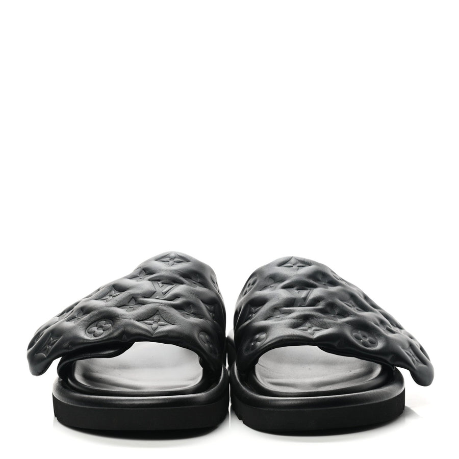 Louis Vuitton Pool Pillow Comfort Mule in Black Monogram