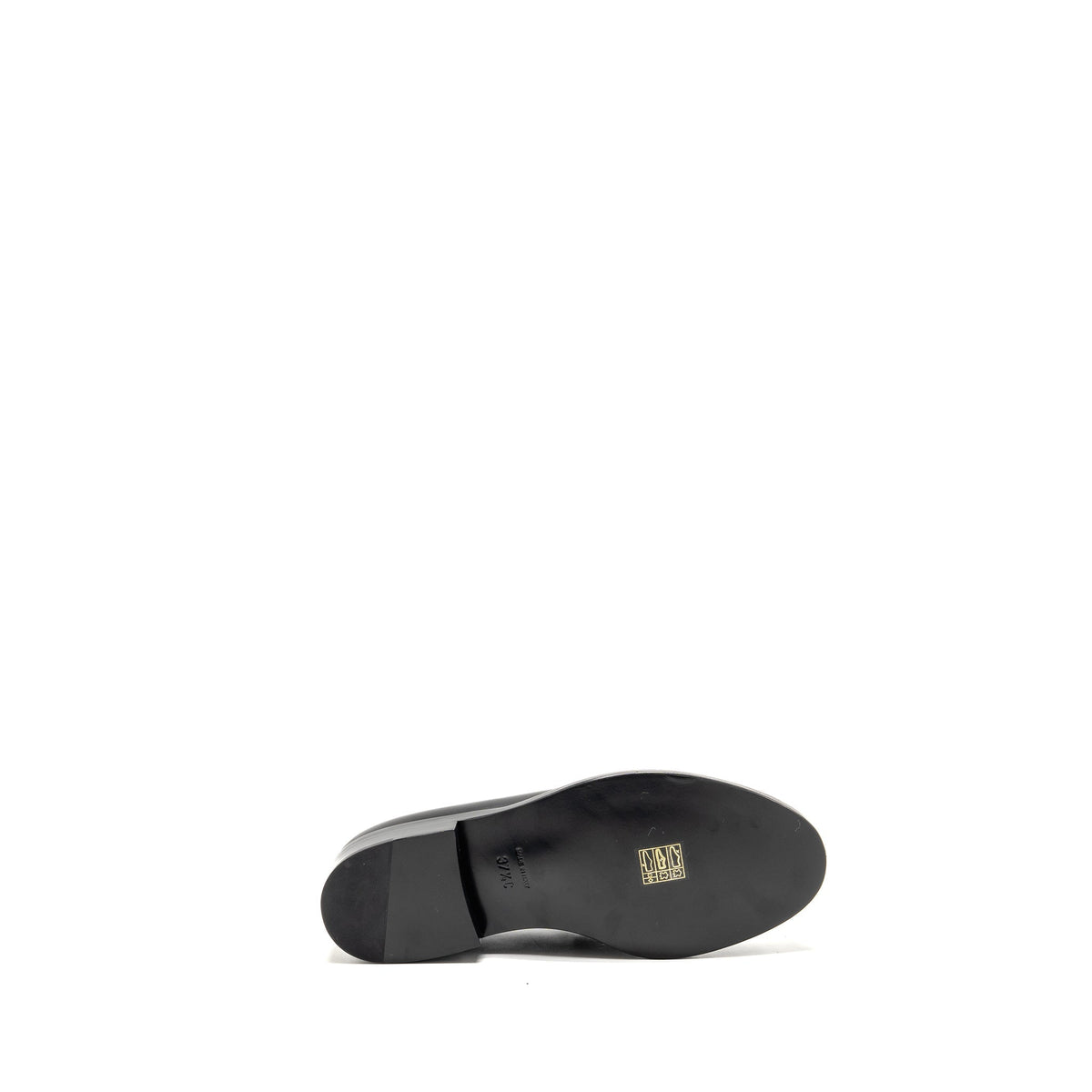 CHANEL CC QUILTED LOAFERS LEATHER BLACK LGHW