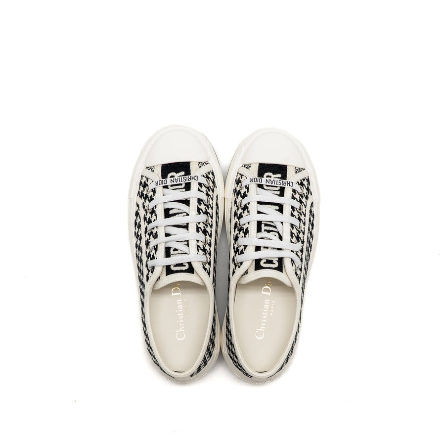 Dior Walk'n'Dior Platform Sneaker Houndstooth White / Black