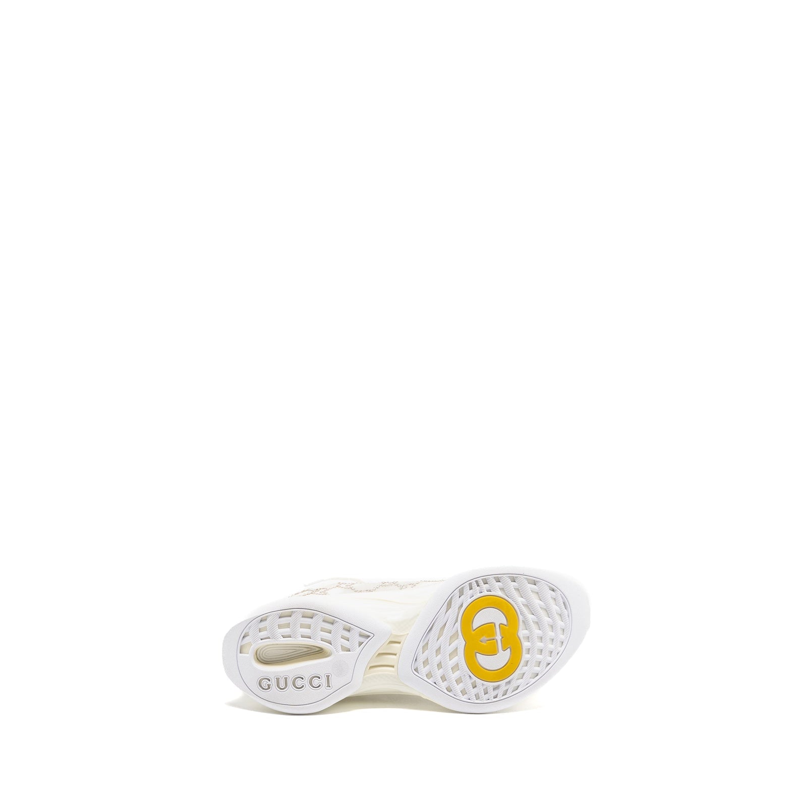 Gucci Gucci Run Sneakers GG Crystal Mesh White
