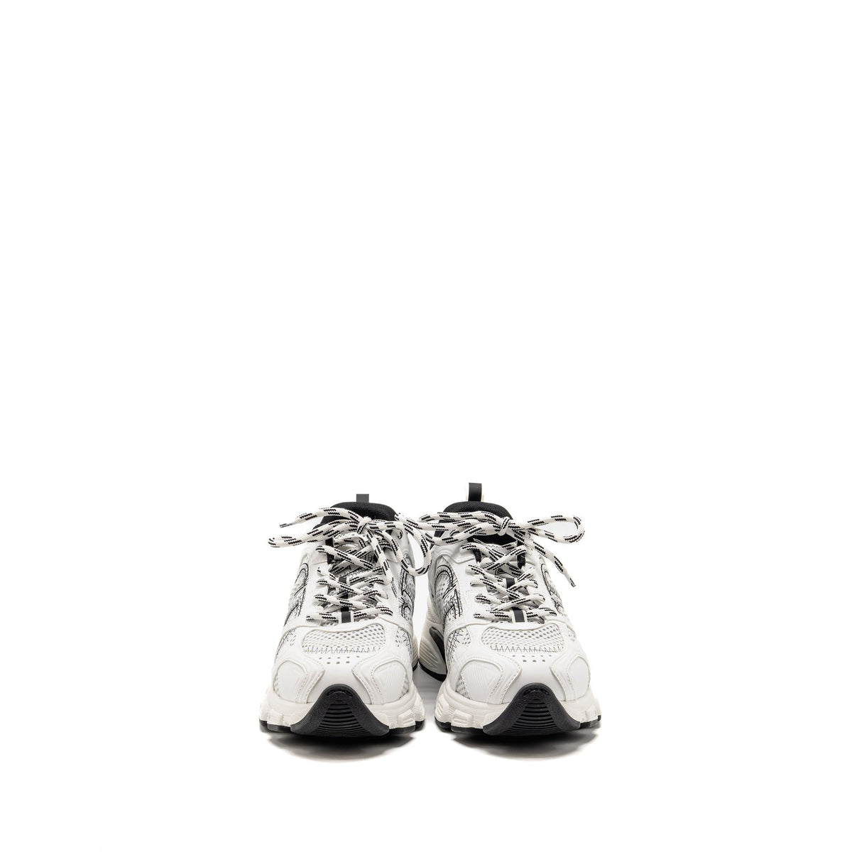 DIOR CHRONO SNEAKER MESH / LEATHER WHITE/BLACK