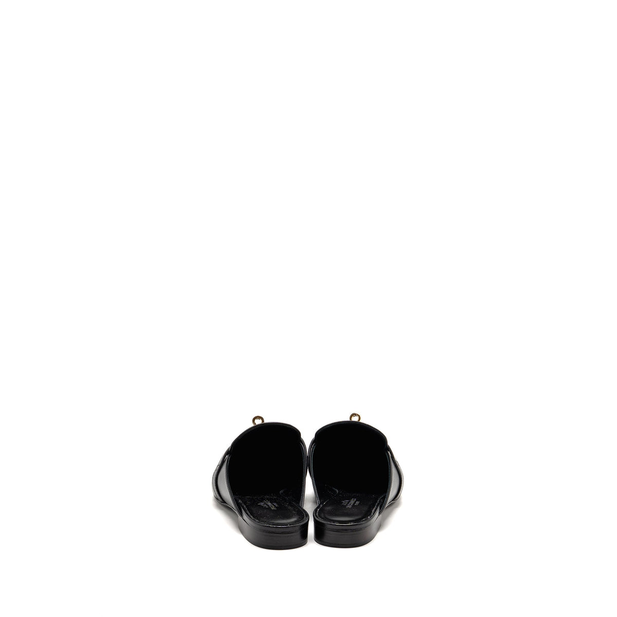 HERMES OZ MULE BLACK LGHW