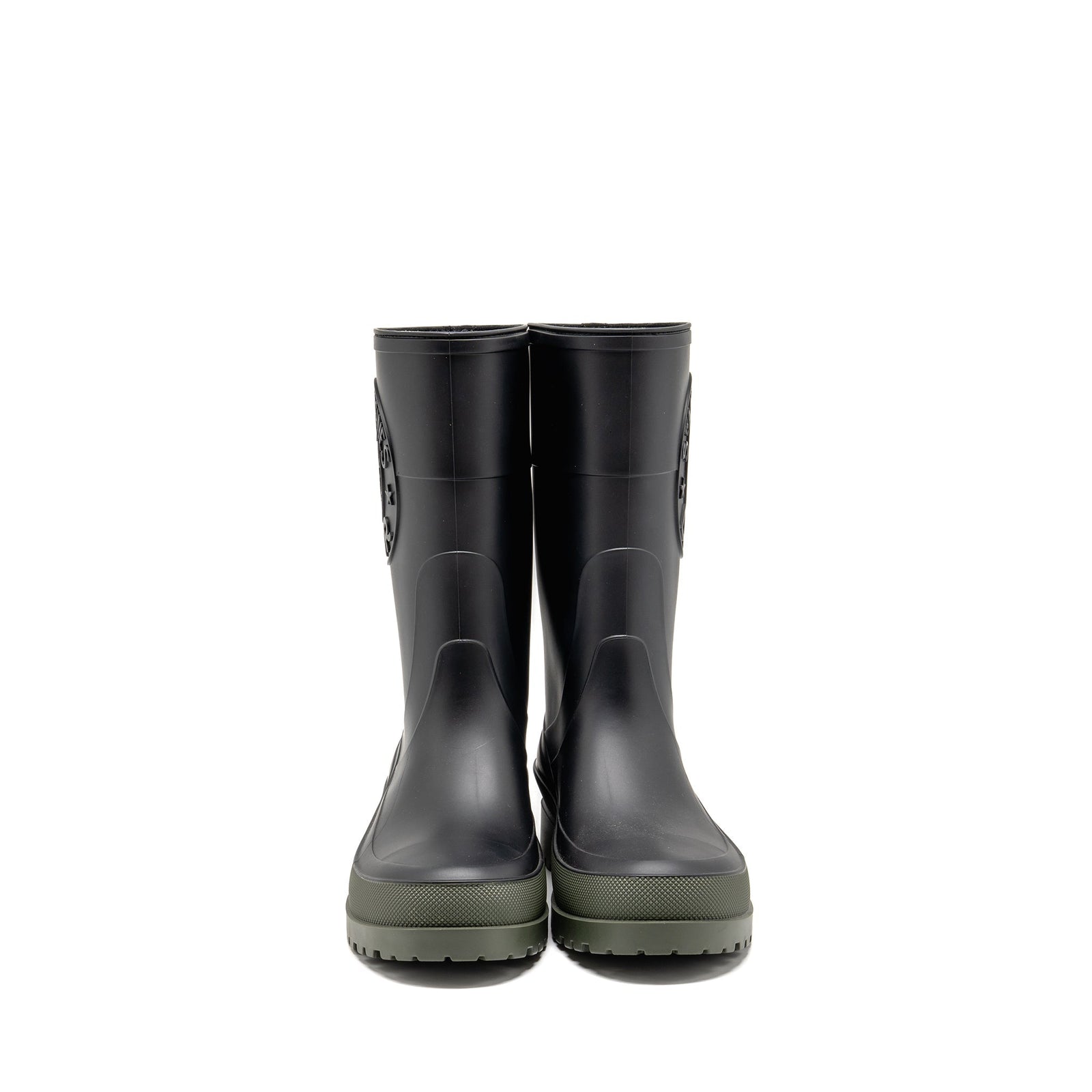 DIOR DIORUNION RAIN BOOT RUBBER BLACK/DARK GREEN