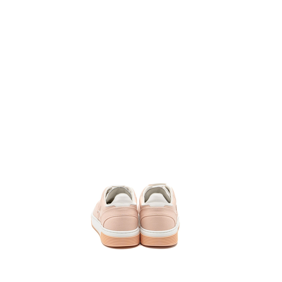CHANEL CC LOGO SNEAKERS COTTON LIGHT PINK/WHITE