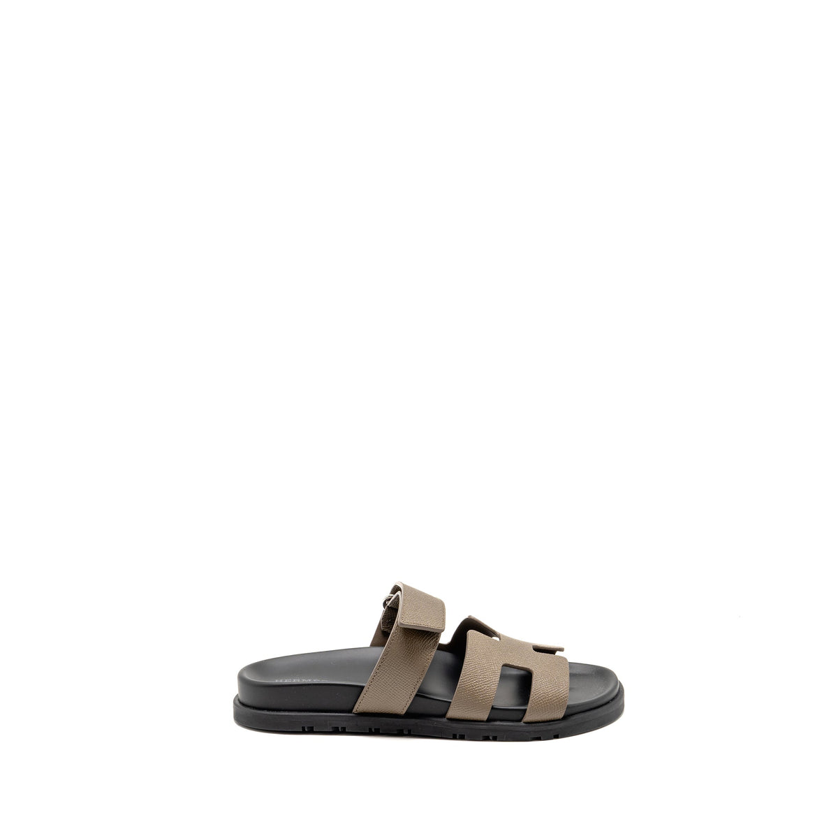 HERMES CHYPRE SANDAL EPSOM ETOUPE