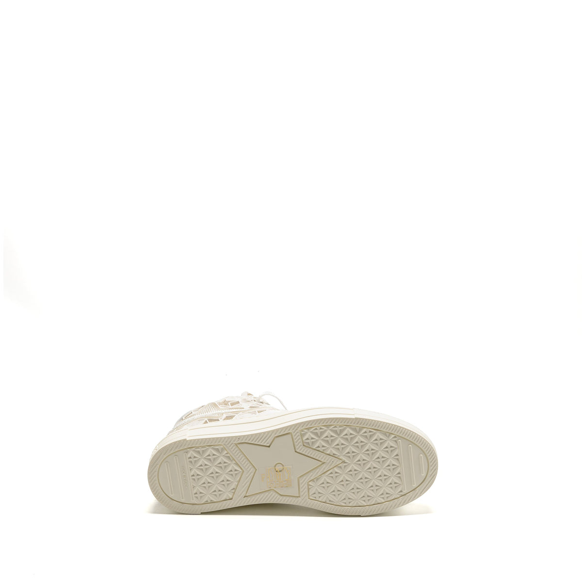 DIOR WALK’N’DIOR HIGHTOP STAR SNEAKER LEATHER GOLD/WHITE