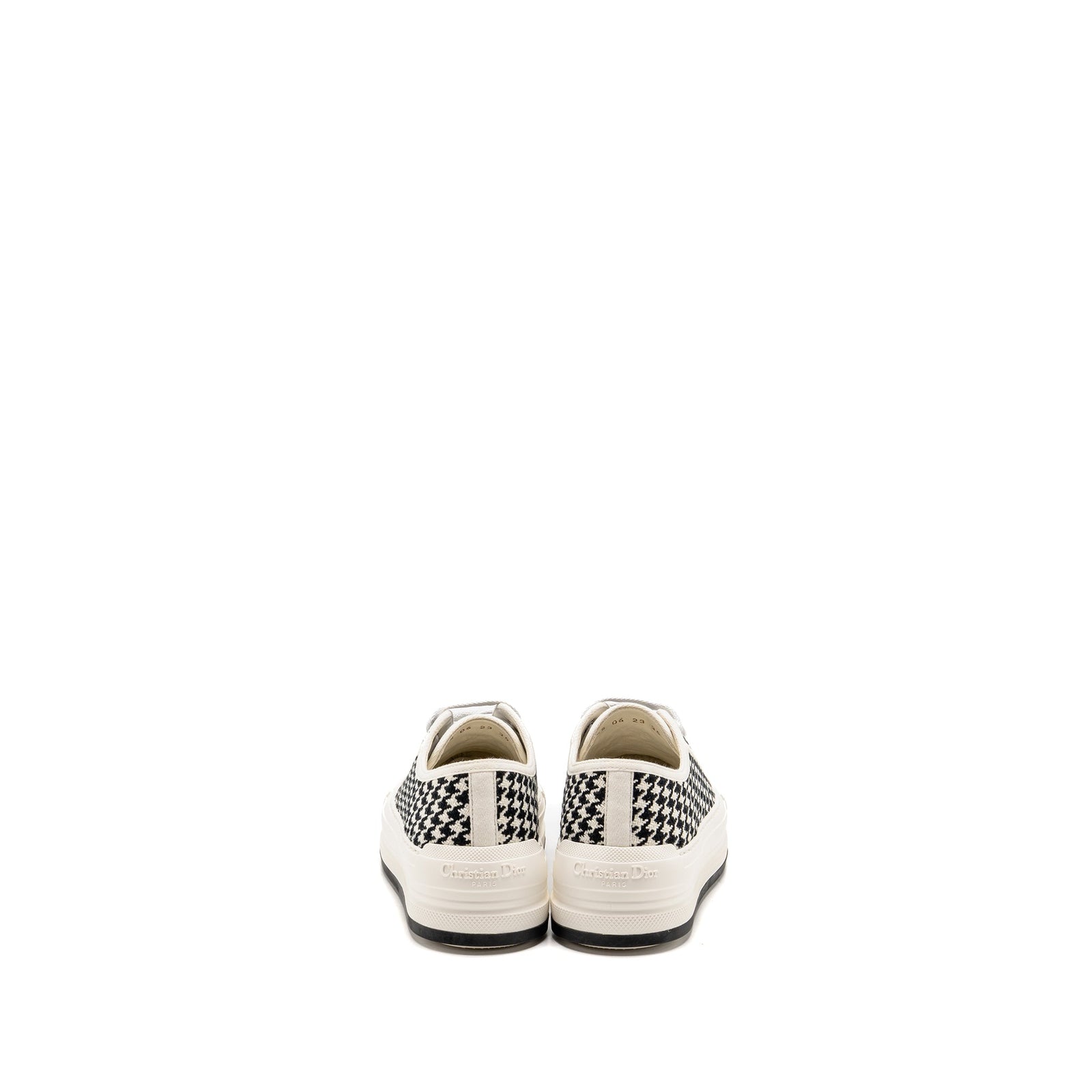 DIOR WALK'N'DIOR PLATFORM SNEAKER HOUNDSTOOTH WHITE / BLACK
