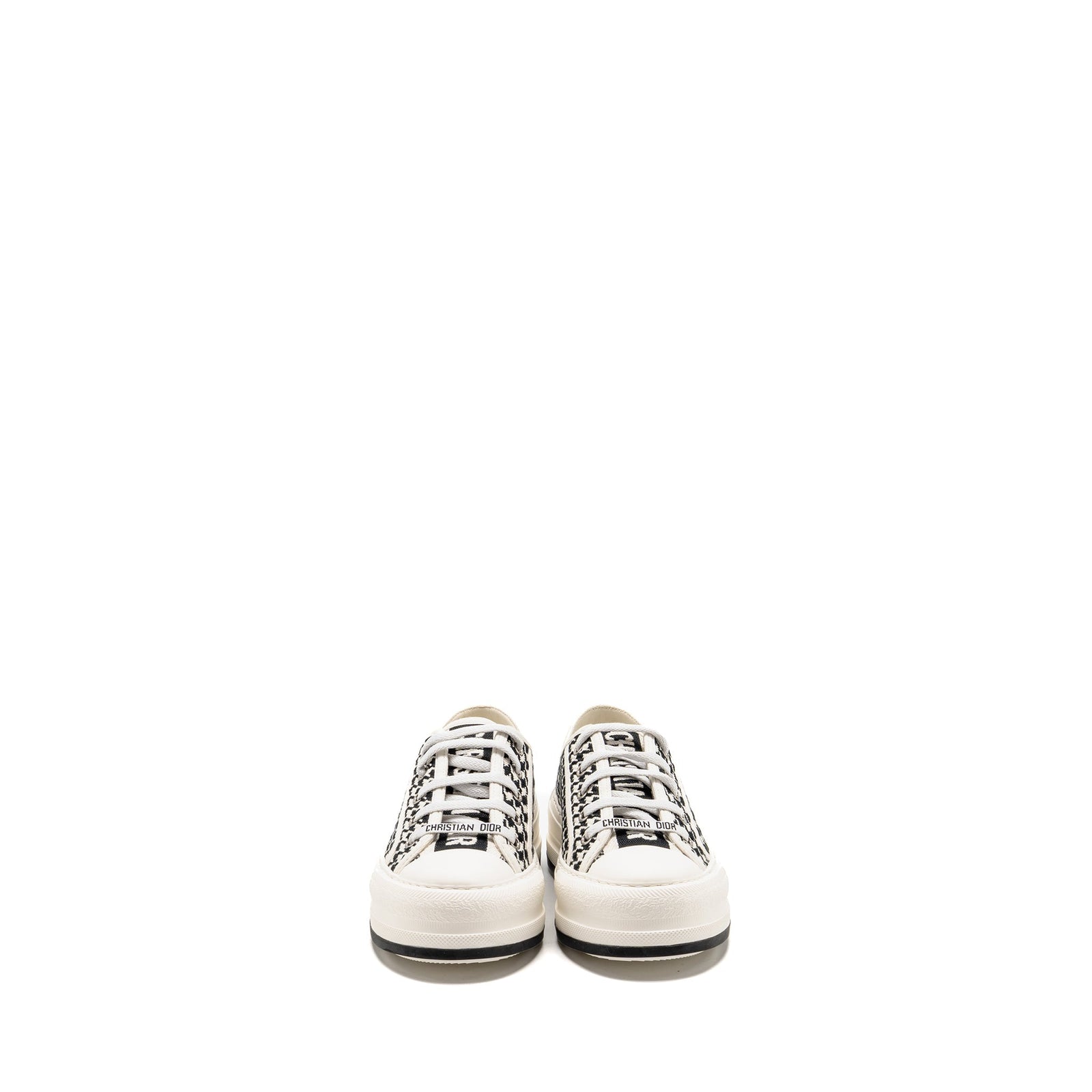 DIOR WALK'N'DIOR PLATFORM SNEAKER HOUNDSTOOTH WHITE / BLACK