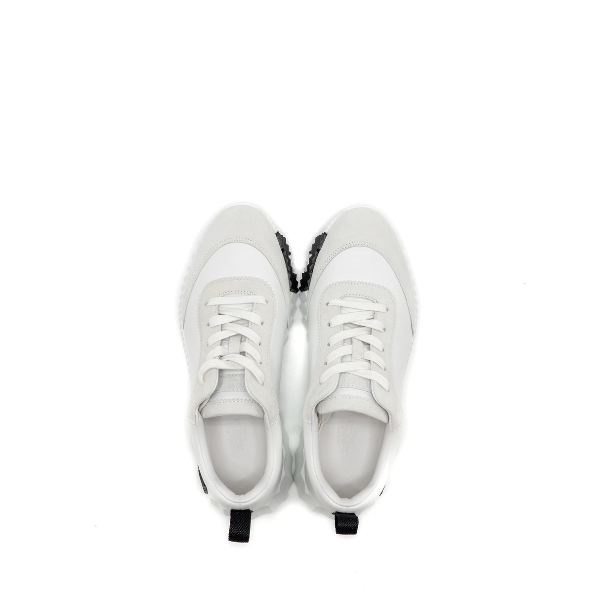HERMES FEMME BOUNCING SNEAKER LEATHER BLANC