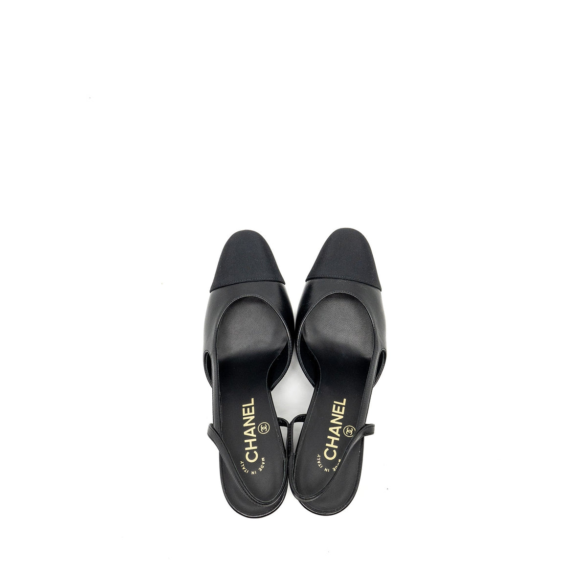 CHANEL SLINGBACK BLACK