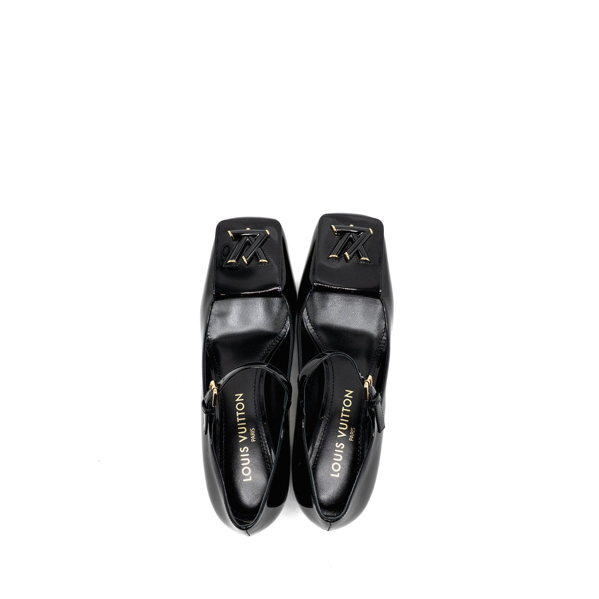 LOUIS VUITTON SHAKE PUMP PATENT BLACK GHW