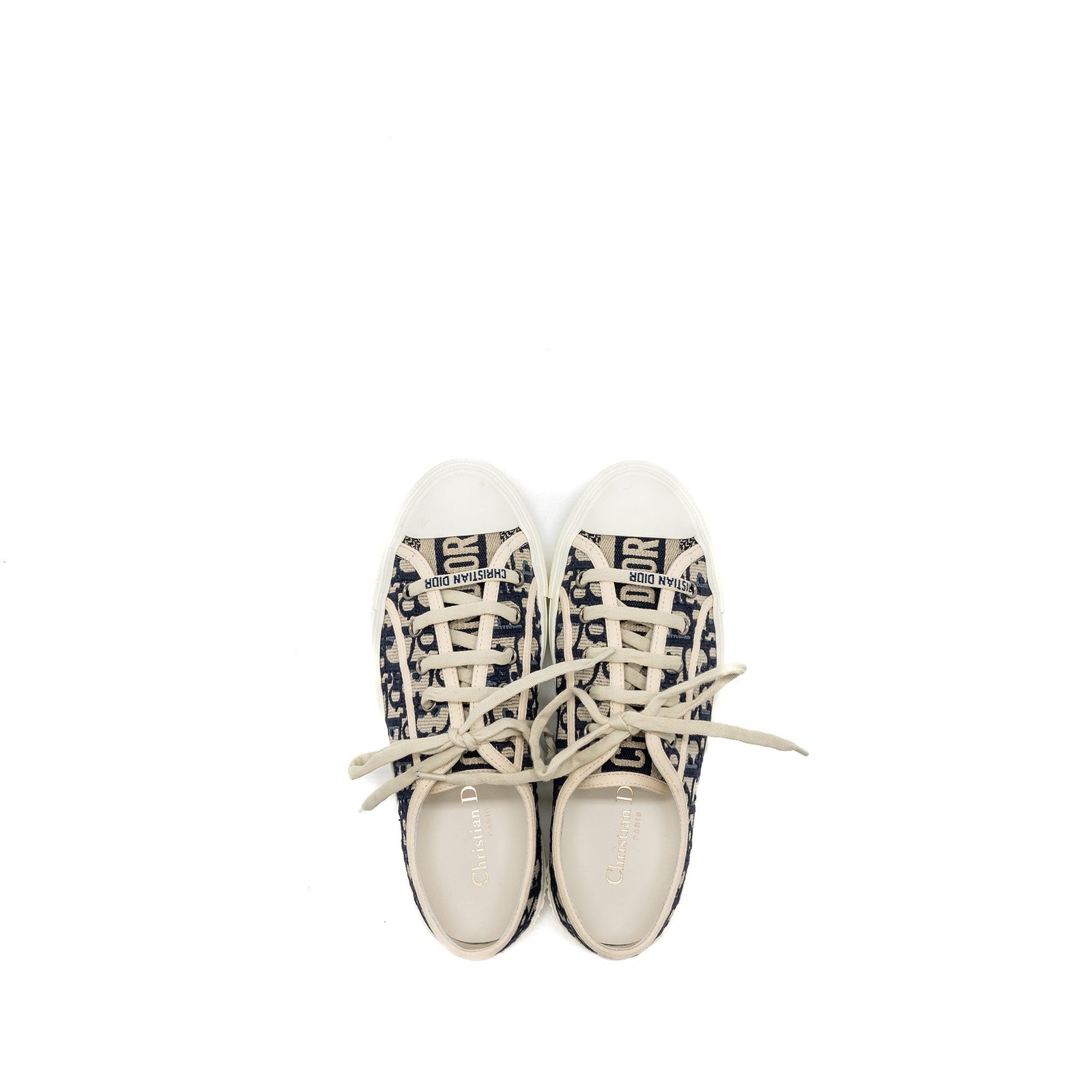DIOR WALK N SNEAKER BLUE OBLIQUE EMBROIDERY BLUE/MULTICOLOUR