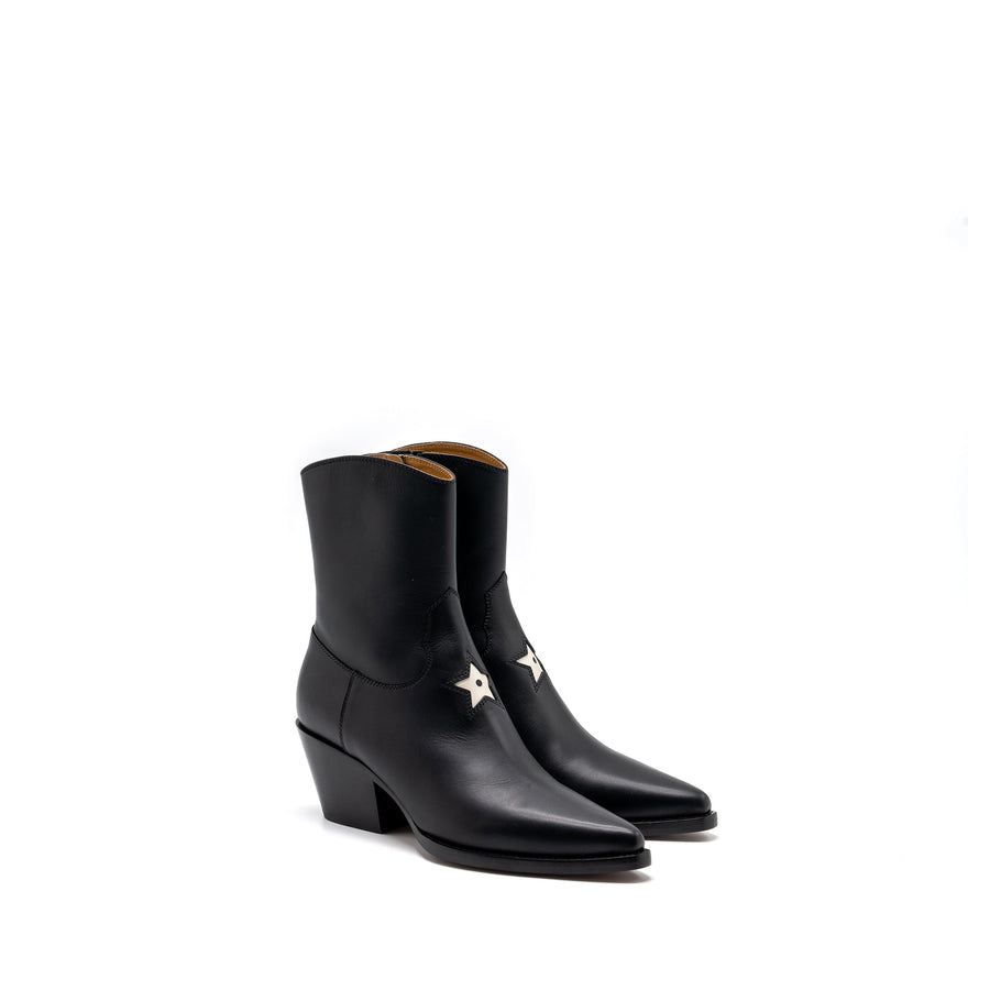 Dior Dior L.A Heeled Ankle Boots Calfskin Black
