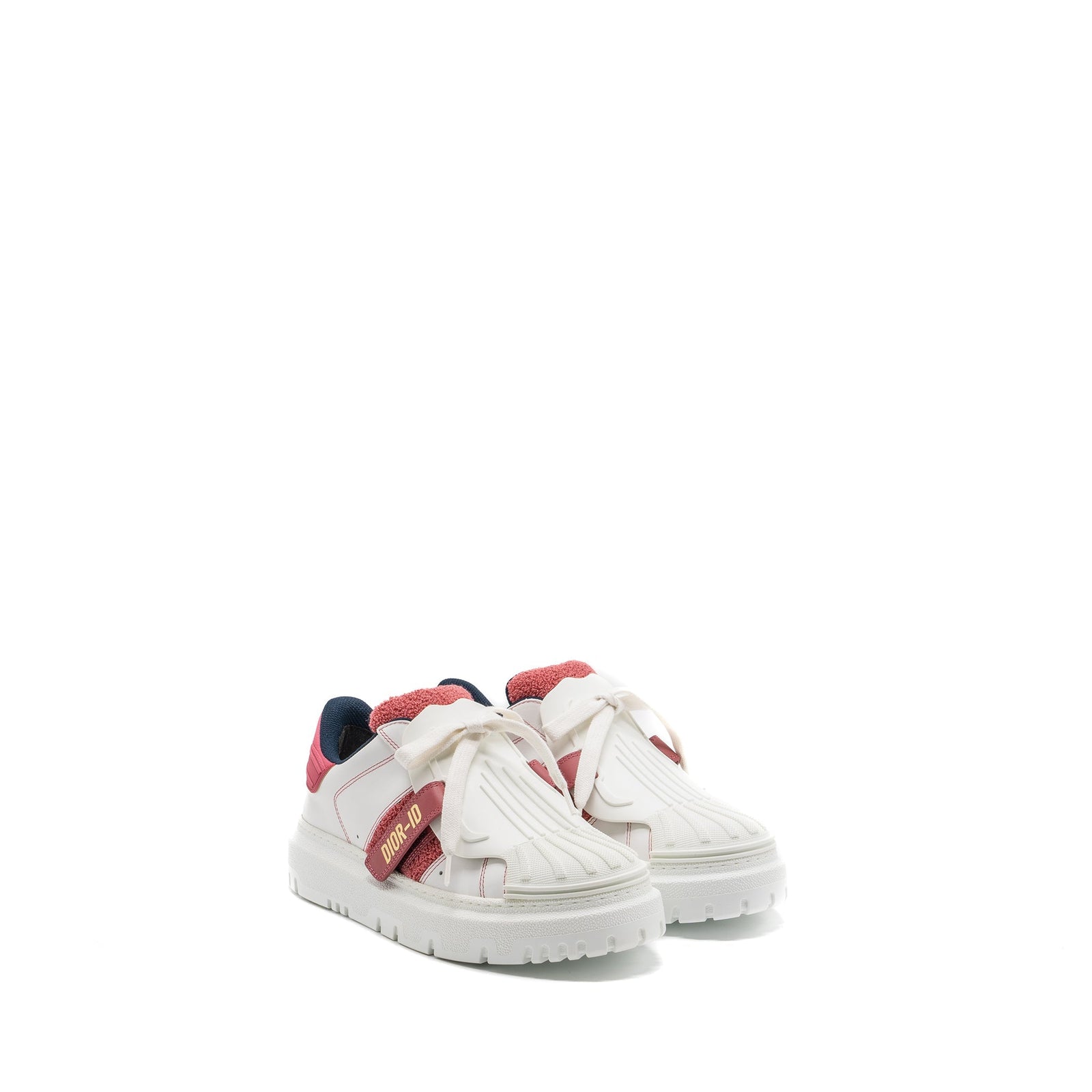 DIOR DIOR-ID SNEAKER SUEDE / FABRIC WHITE/ PINK