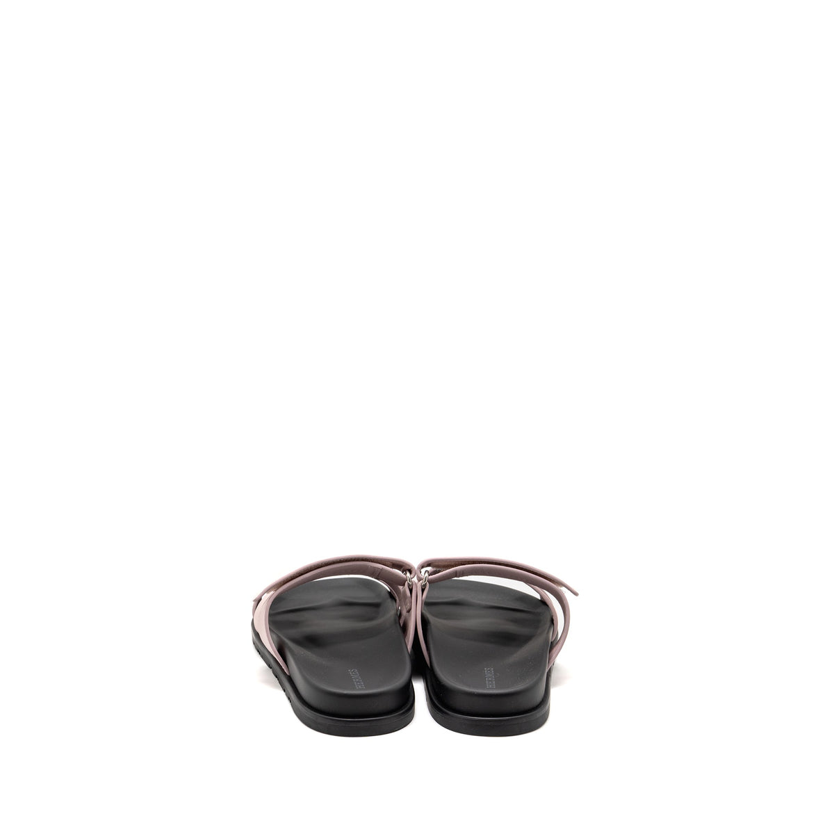 HERMES FEMME CHYPRE SANDALS CAFLSKIN ROSE CANCAN