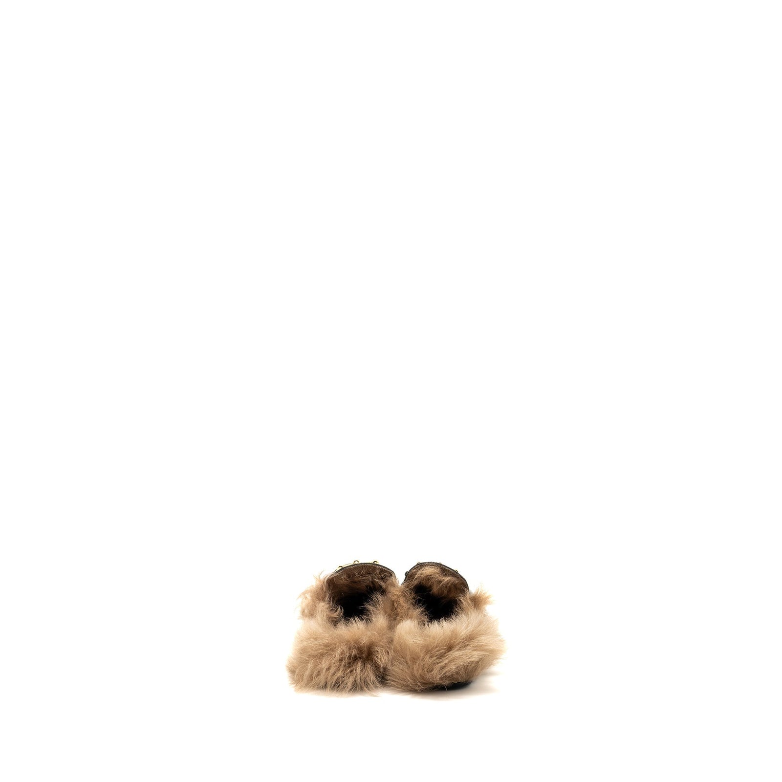Gucci Horsebit Princetown Fur Slipper Leather Black GHW