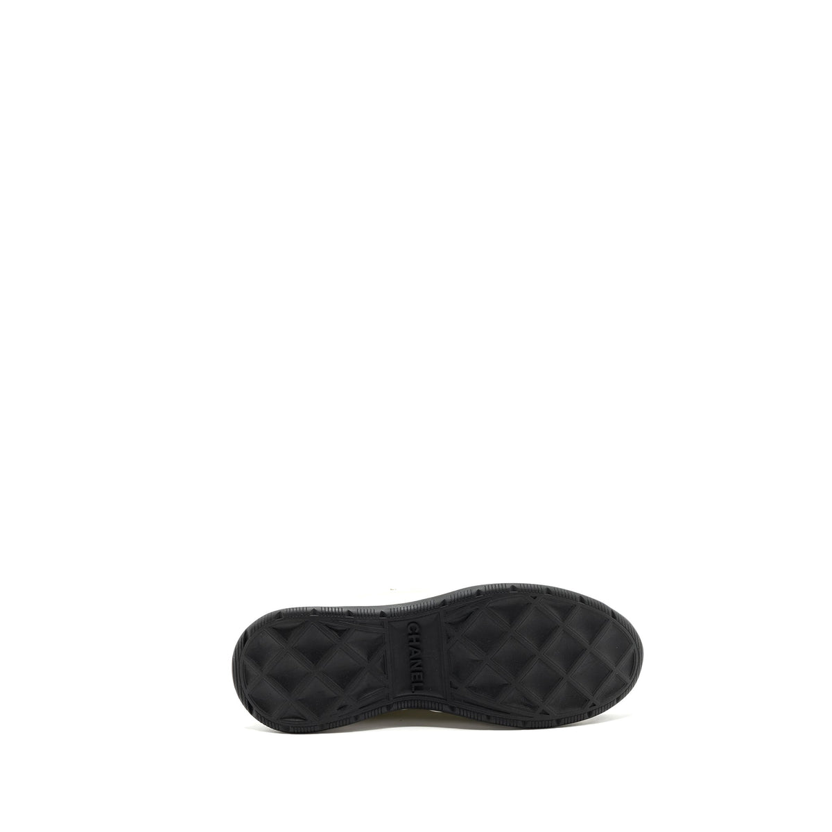 CHANEL CLASSIC SNEAKER FABRIC/SUEDE CALFSKIN BLACK/WHITE