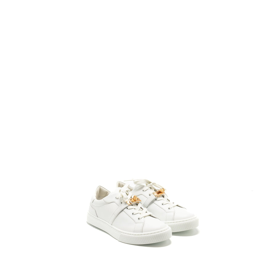HERMES DAY SNEAKER CALFSKIN WHITE RGHW