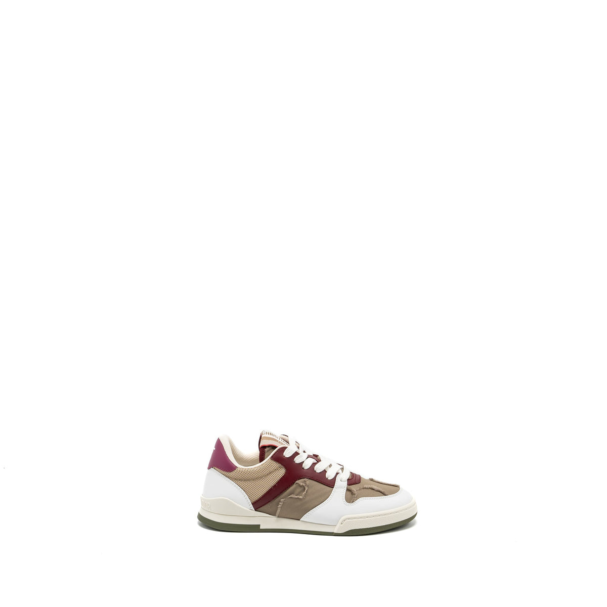 DIOR DIOR TRAVEL SNEAKER LEATHER/NYLON DARK NUT/MULTICOLOUR