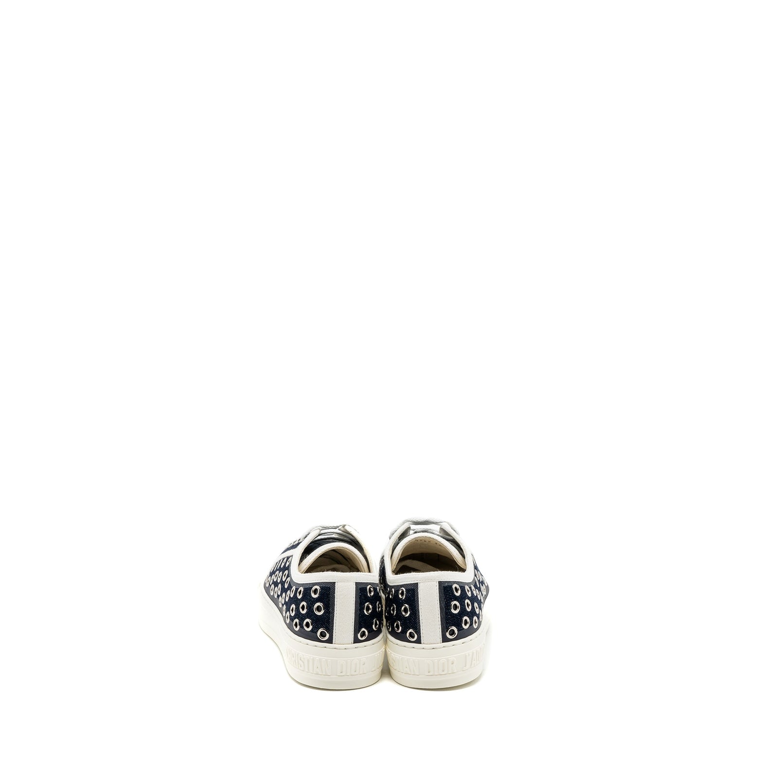 DIOR WALK N SNEAKER DARK DENIM EYELETS