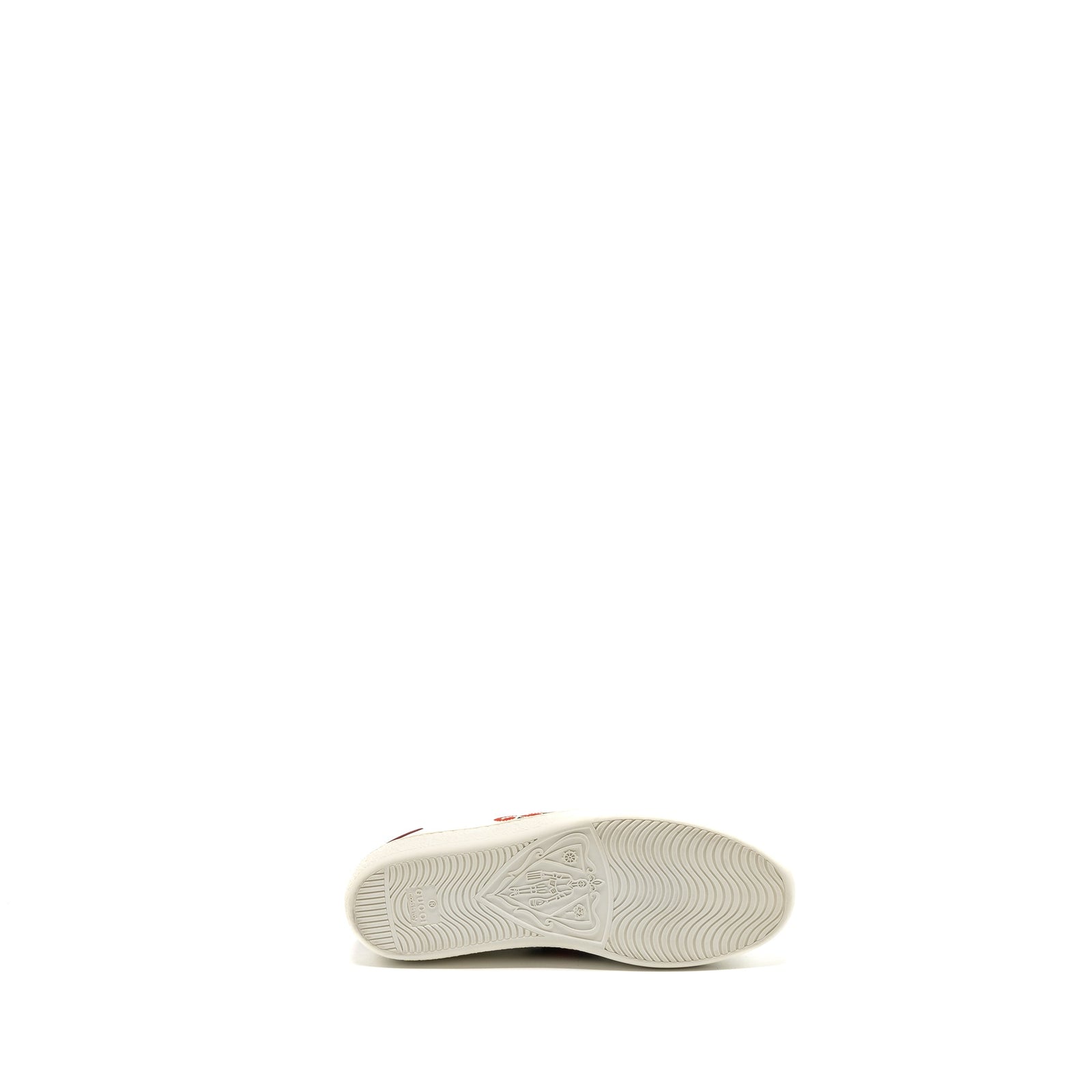 Gucci Leather Sneakers With GG Cherry Print White Multicolour
