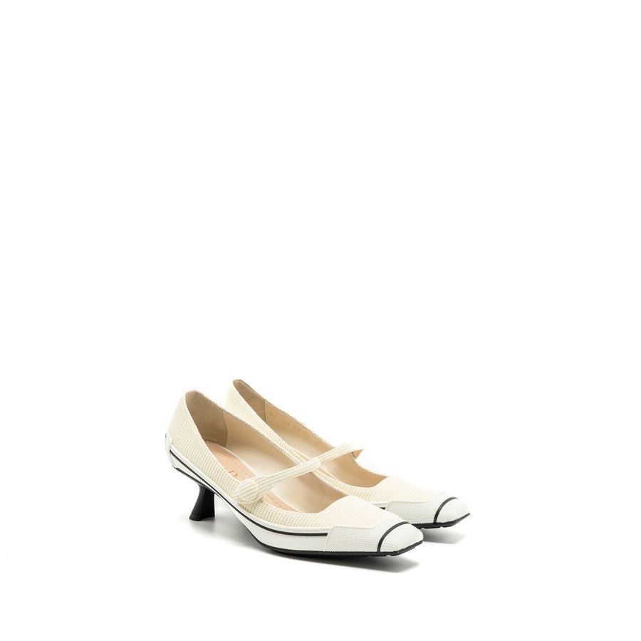 Dior Pump Canvas Cream / White