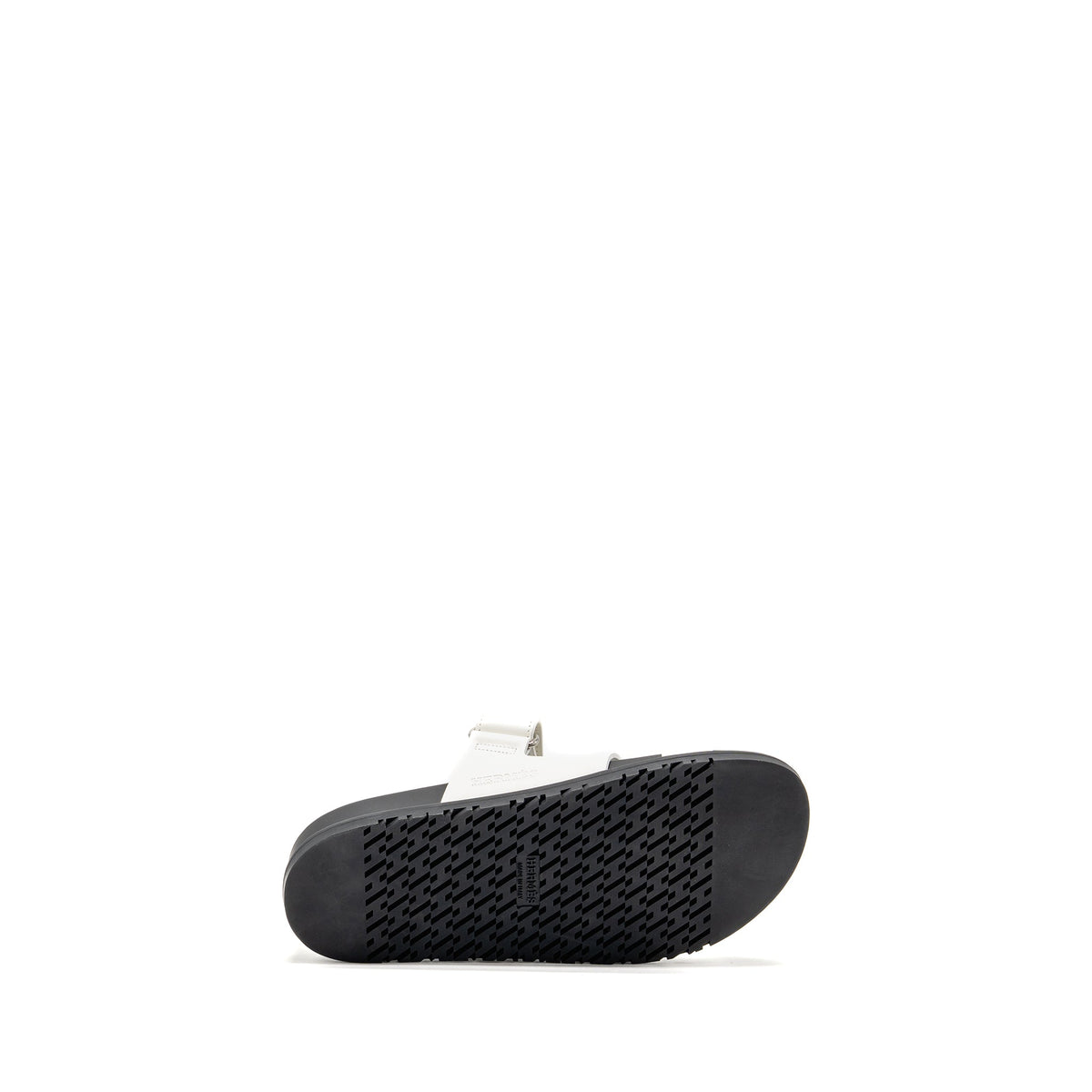 HERMES CHYPRE SANDALS CALFSKIN WHITE SHW