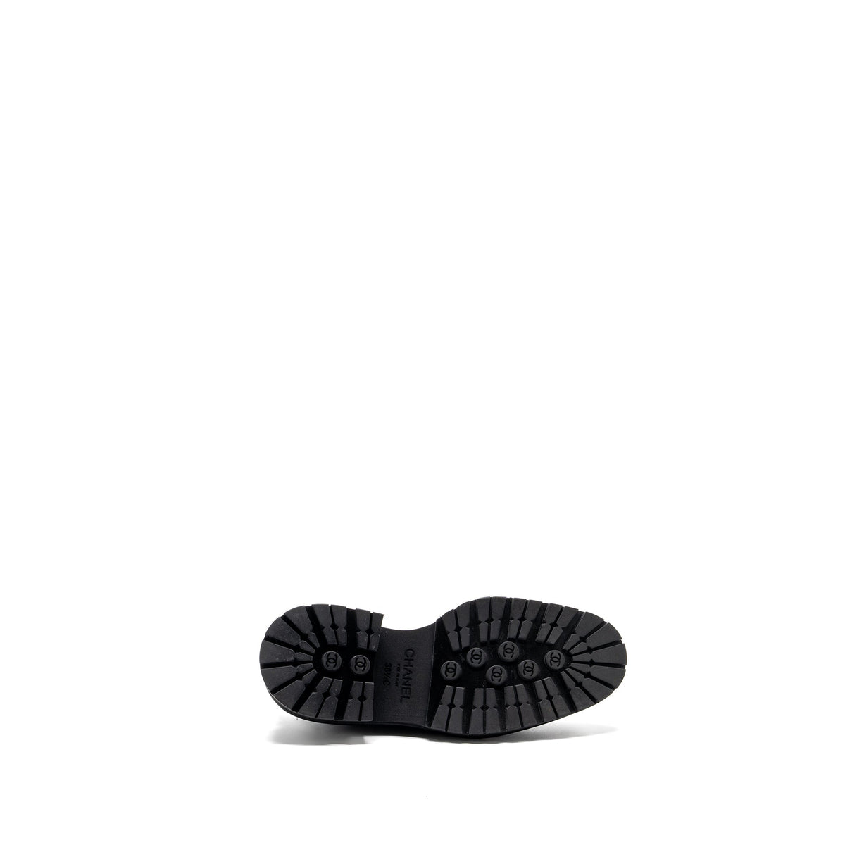 CHANEL CC LOGO LOAFER BLACK GHW