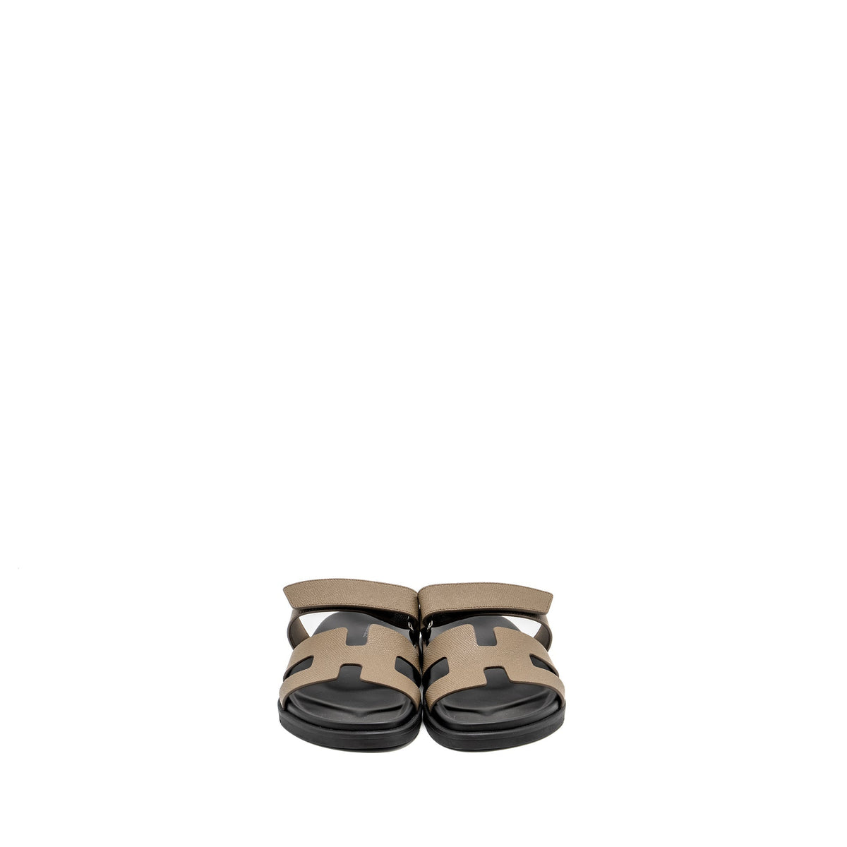 HERMES CHYPRE SANDALS EPSOM ETOUPE