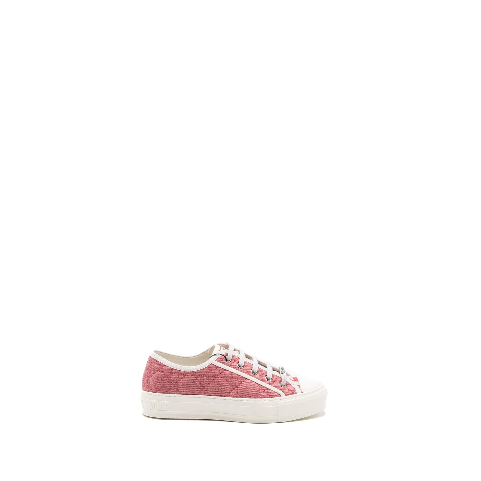 DIOR WALK N DIOR SNEAKER CANNAGE QUILTED TAFFY PINK