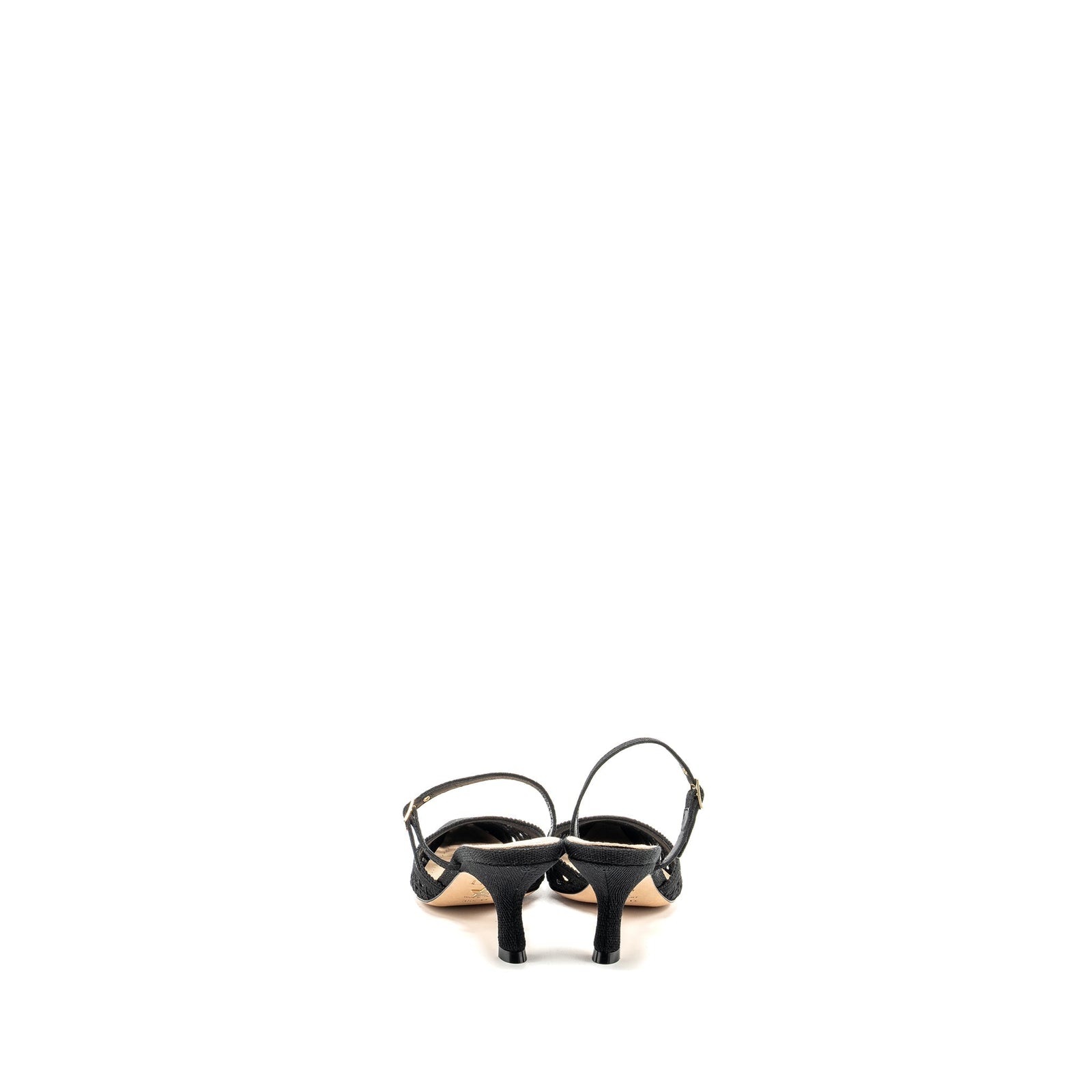 DIOR CAPTURE MULE SANDALS CANNAGE BLACK