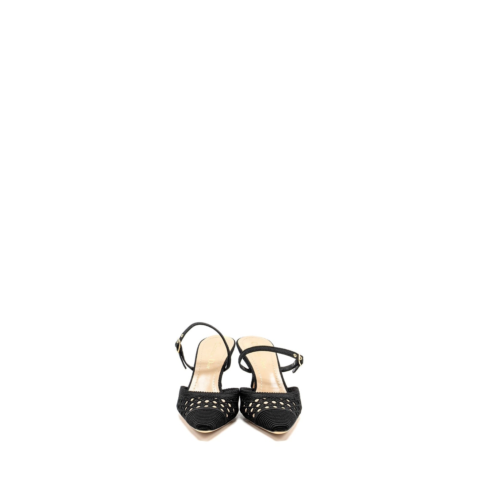 DIOR CAPTURE MULE SANDALS CANNAGE BLACK