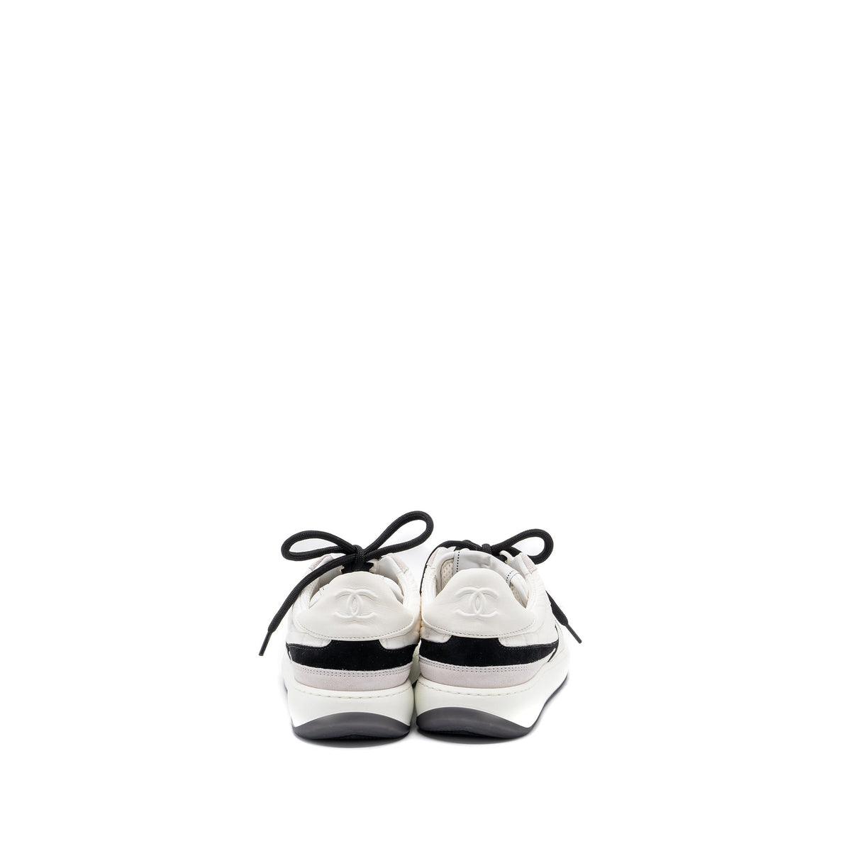CHANEL SNEAKERS MULTICOLOR BLACK / WHITE/ LIGHT GREY
