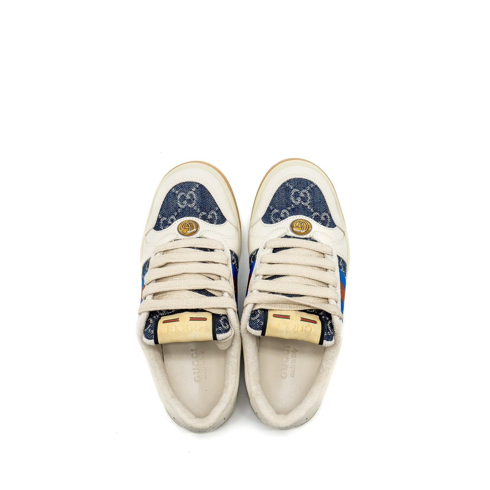 Gucci Screener Trainer Sneaker Denim Multicolour