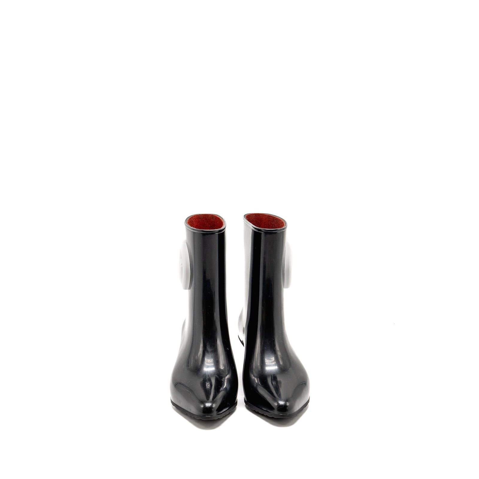 Gucci Ankel Boots Rubber Black / White