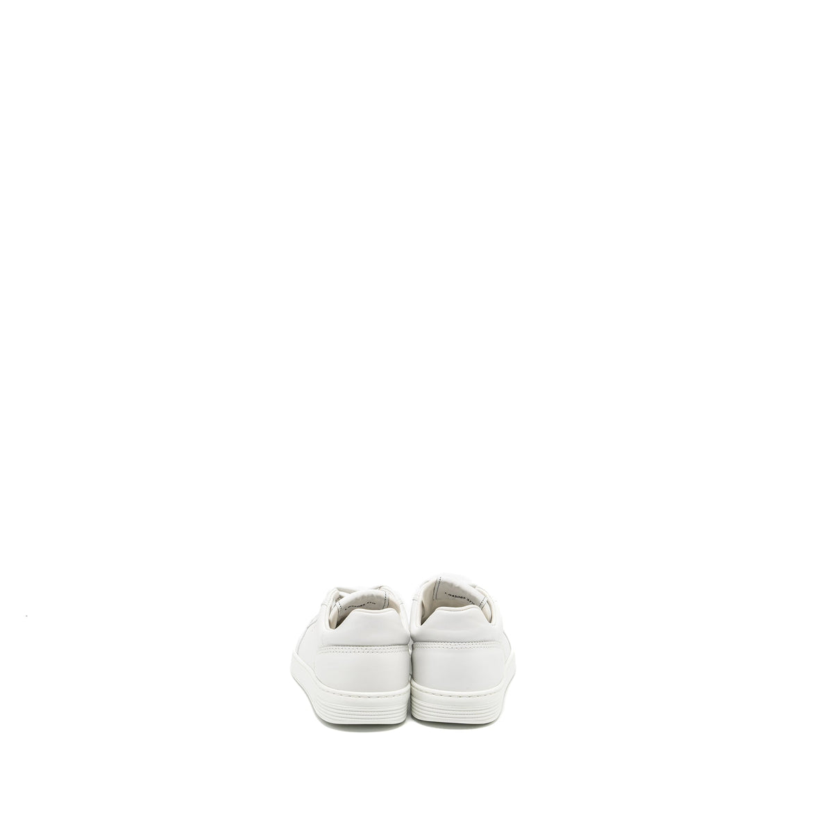 CHANEL SNEAKER LEATHER WHITE LGHW
