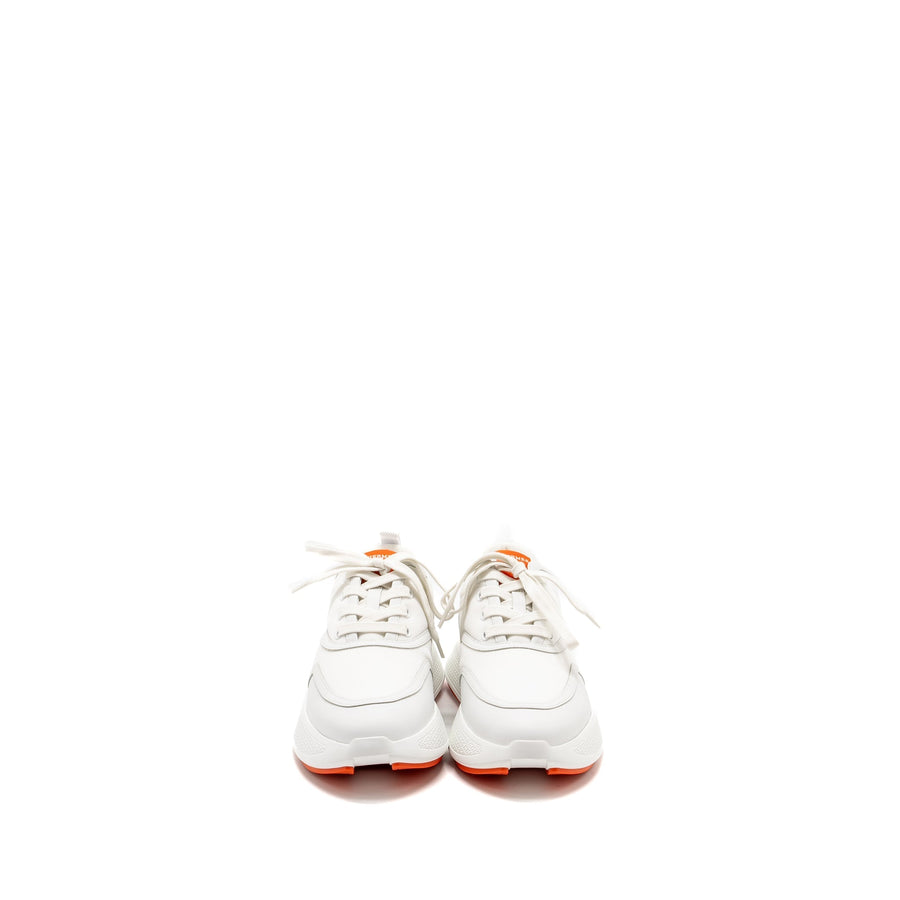 HERMES GIGA SNEAKERS BLANC / ORANGE