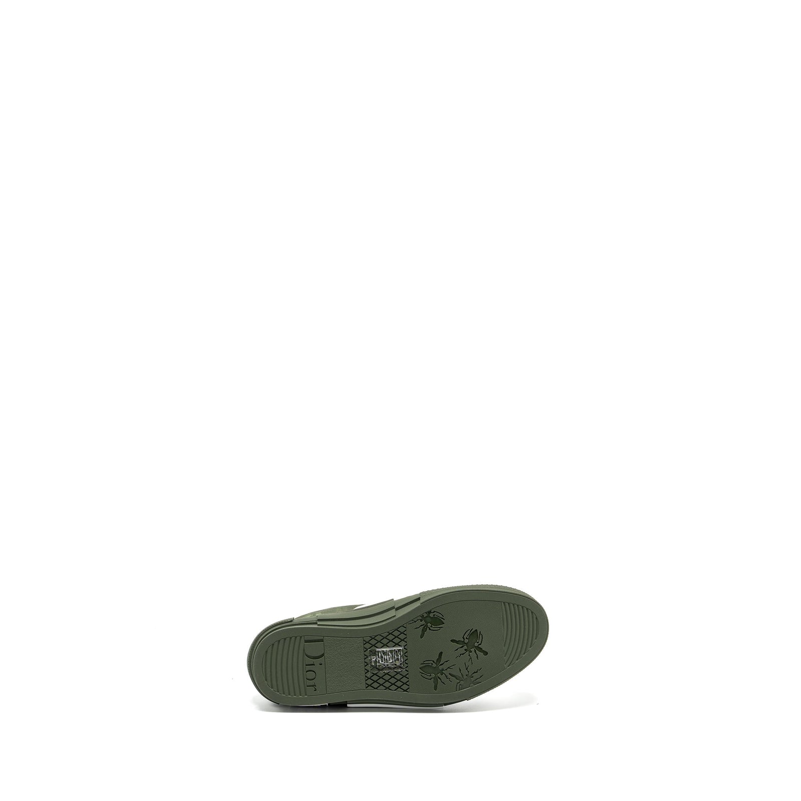 DIOR B23 OBLIQUE HIGH-TOP SNEAKER OLIVE/OBLIQUE